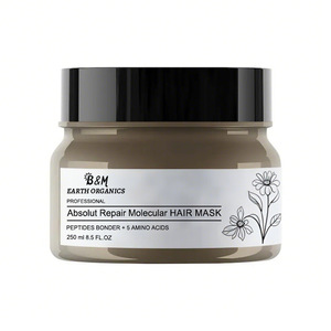 Masque Capillaire à l'Huile Revitalisant Lissant Hydratant Réparateur en Profondeur avec Ingrédients à Base de Plantes - Product Image 2