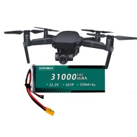 Produsen baterai Drone FPV 12S 22.2V 44.4V 16000/23000/26000/35000mAh 5C/10C paket baterai Solid State untuk FPV Drone UAV
