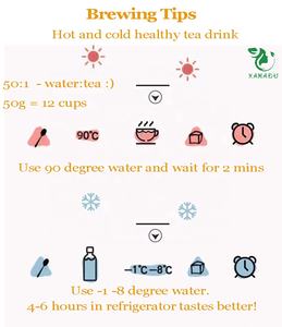 Xanadu जर्मनी 62 जायके 300 सामग्री थोक चाय मिश्रणों हर्बल प्रीमियम स्वाद फूल जड़ी बूटियों फल चाय ठंडे पेय मिश्रित - Product Image 3