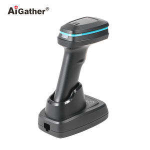 Lector de Códigos <span class=keywords><strong>QR</strong></span> Portátil, Lector de Códigos de Barras 2D Inalámbrico, Escáner de Códigos de Barras para Almacén con Base de Carga A-9622BTSR - Product Image 3