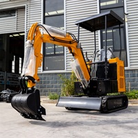 Miniexcavadora Hightop HT-15, Peso Operativo de 1500 kg, Capacidad del Cucharón de 0.03 m³, Rotación de 360 Grados, Excavadora Compacta