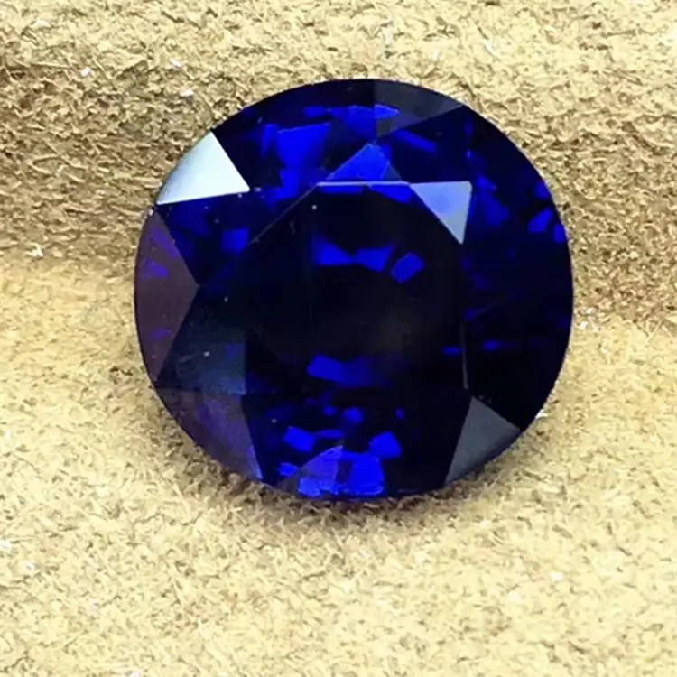 Luxuoso fabricante de joias personalizado, 4.28ct, sérlanca, natural, sem aquecimento, azul royal, safira, pedra preciosa solta