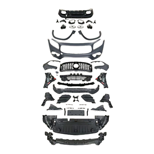 Pare-chocs avant de style AMG pour <span class=keywords><strong>Mercedes</strong></span>-Benz GLB35, kit carrosserie en plastique rouge, remplacement à visser, garantie 1 an, neuf <span class=keywords><strong>2020</strong></span>- universel - Product Image 1