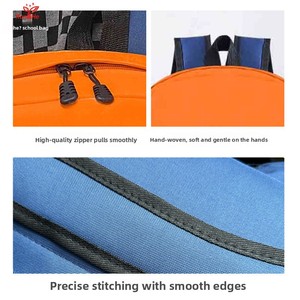 Zaini per Studenti delle Scuole Elementari con Stampa Logo Personalizzata in Microfibra e Pelle Sintetica Unisex per Lezioni Private, Pittura, Danza - Product Image 3