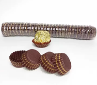 Lot de 1000 moules à chocolat jetables en papier pour la cuisson, résistants aux hautes températures, pour emballage de chocolat Ferrero Rocher