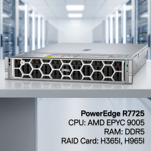 Serveur Rackable d'Entreprise Dell PowerEdge R7725 2U AMD EPYC Personnalisé en Gros – Support Fournisseur OEM ODM pour le Marché Mondial - Product Image 1