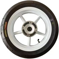 Roue Supermoto KABIN blanche de 12 pouces, pneu Kenda 90/90-12, jante Yozma Tuttio Sur Ron Rozor, accessoires pour moto électrique, pneus