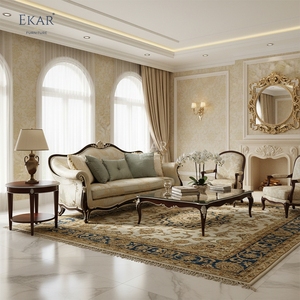 Sofa Gaya Inggris Mewah EKAR Kensington Sovereign |   Perabot Ruang Tamu Ukiran Tangan yang Berhias - Product Image 3