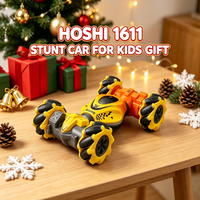 Voiture RC de cascades US Stock HOSHI 1611 1/24 4WD avec contrôle gestuel, rotation à 360°, moteur sans noyau, 2.4GHz RTR, idéale pour un cadeau de Noël