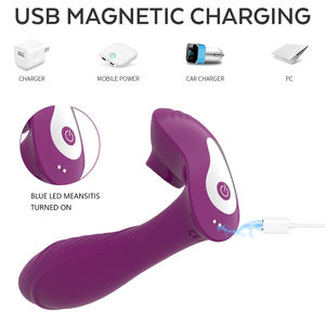 Hochwertiges Sexspielzeug 2-in-1 G-Punkt-Massagegerät mit Klitoris-Saugfunktion und Vibrator für weibliche Masturbation - Product Image 6