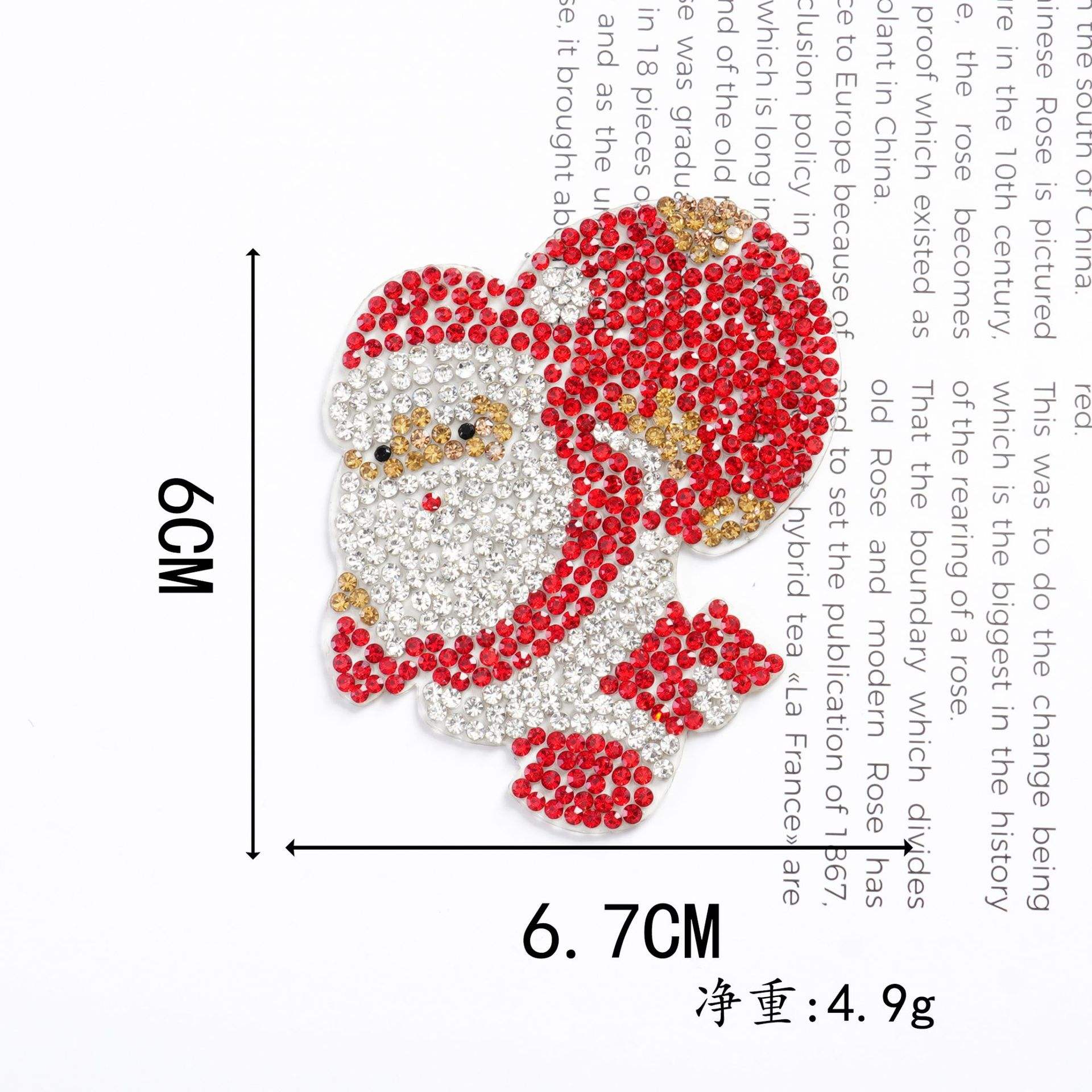 Colle auto-adhésive Père Noël-rouge