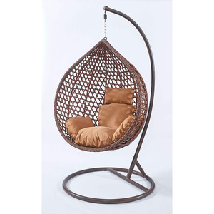 2 Person Metal <strong>Garden</strong> <strong>Chairs</strong> Hanging Swing Outdoor Modern Traditional <strong>UK</strong> European Open Xxl Double Seat White <strong>Egg</strong> <strong>Chair</strong> - Product Image 4