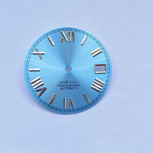 NH35 series Arabic numeral solar pattern text new accessory, 28.5mm stainless steel <b>case</b>, NH35 movement - Product Image 2