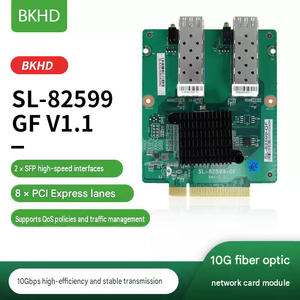 การ์ดเครือข่ายไฟเบอร์ BKHD Intel I350 XL710 82599ES 10G SFP+ PCIe Ethernet Adapter - Product Image 2