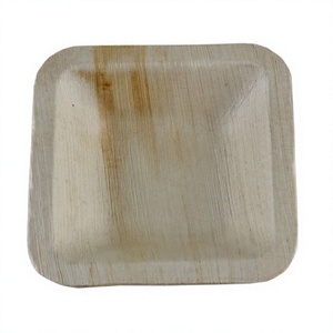 Assiettes carrées profondes jetables en bois écologiques et durables, support de gravure pour fêtes et événements extérieurs, 4 pouces, sans BPA, biodégradables, pour aliments - Product Image 2