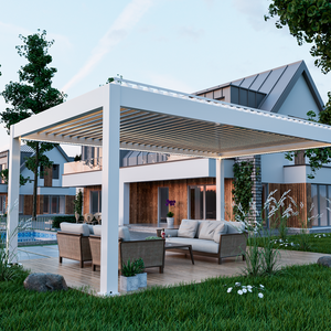 Profilo esterno in alluminio pannelli decorativi grondaia telaio in metallo parti il cortile <span class=keywords><strong>accessori</strong></span> <span class=keywords><strong>per</strong></span> Gazebo - Product Image 1