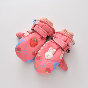 Gants de Ski imperméables pour enfant, accessoire de sport, protège <span class=keywords><strong>du</strong></span> froid et des boissons chaudes, pour l'hiver, - Product Image 5