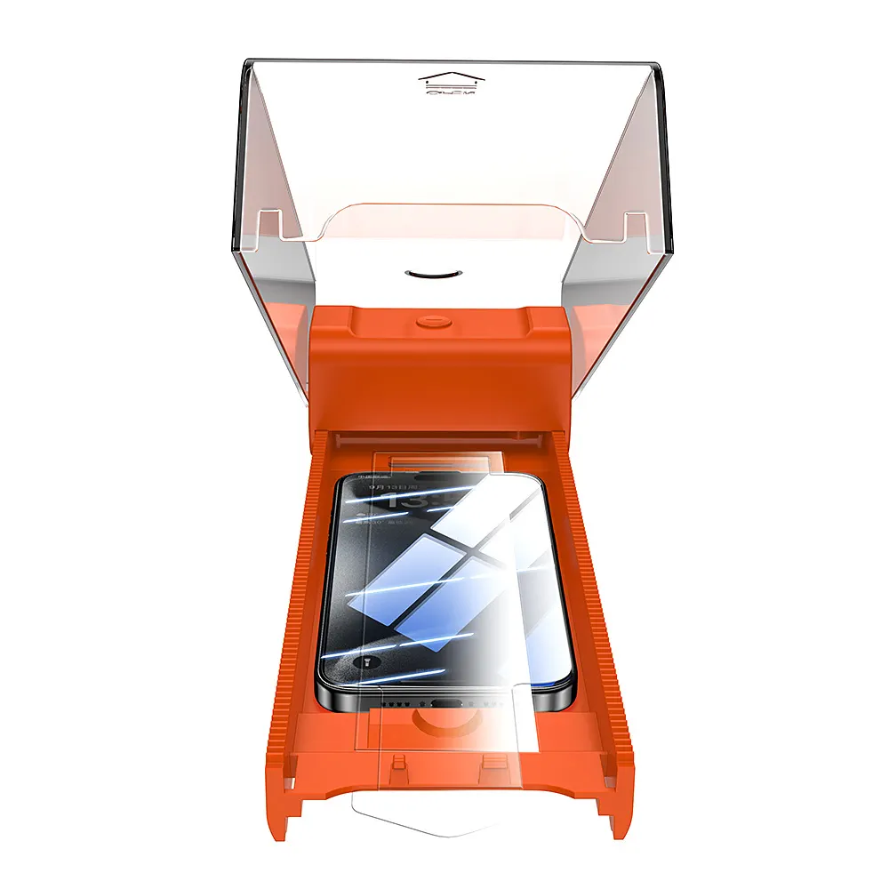 Электрический 2.5D Невидимый комплект защиты экрана для iPhone 13 14 & 15 Pro Max Легкая установка закаленное стекло