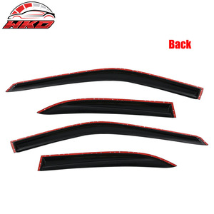 Convient pour Mitsubishi Lancer 02-07, visières de fenêtre en acrylique style Mugen, 4 pièces, protection contre la pluie - Product Image 5