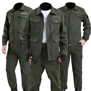 Ensemble de vêtements de travail unisexe détachable pour l'extérieur, imperméable, respirant, de sécurité, combinaison de travail mécanique, style boutonné, pull-over - Product Image 4