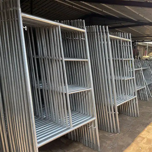 นั่งร้านเหล็กชุบสังกะสีแบบโครงเหล็ก H ยี่ห้อ OEM Mason สำหรับงานก่อสร้าง - Product Image 6