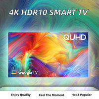 Penjualan pabrik Tiongkok Tv pintar Led Dvb-s2 4k tanpa bingkai 55 "inci untuk rumah atau Hotel google Android Webos