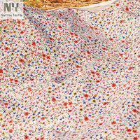 Nanyee Textile Nouveau Tissu à Paillettes Rouge Éblouissant à Motifs Floraux Personnalisé à Faible MOQ