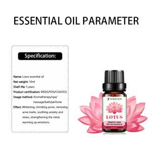 Органическое эфирное масло розового лотоса для похудения – 100% чистый натуральный экстракт листьев Nelumbo Nucifera холодного отжима, оптовая цена - Product Image 3