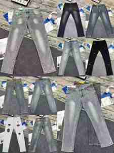 Jeans da Uomo a Vita Alta, Vestibilità Ampia, Gamba Larga, Lavaggio Chiaro, Effetto Usurato, Stile Streetwear, Eco-Friendly, Antivento, Casual, All'Ingrosso <span class=keywords><strong>Jena</strong></span> - Product Image 4