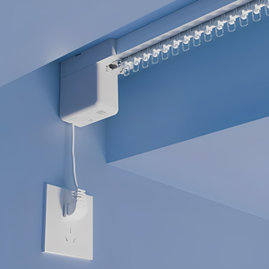 Kit de Commande de Rideaux Intelligents KBR N99 3m WiFi Bluetooth <span class=keywords><strong>HomeKit</strong></span> avec Commande Vocale, Rail en Aluminium et Accessoires pour Rideaux - Product Image 5