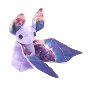 Alas de Murciélago de Peluche Moradas con Patrón de Río de Estrellas, Juguete de Murciélago, Regalo de Cumpleaños para Niñas y Novias, Personalización Disponible, Envío Directo - Product Image 1