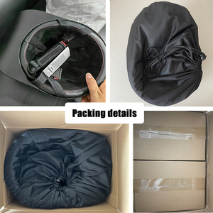 Casque de sécurité NJ Cool certifié DOT, casquette de baseball unisexe pour adulte, casque ouvert demi-visage en ABS pour moto, scooter et <span class=keywords><strong>cyclisme</strong></span> - Product Image 6