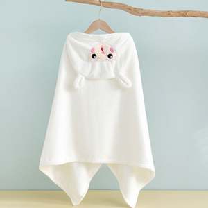 Newborn Swaddle <b>Blanket</b> <b>Soft</b> and Absorbent Hooded Bath Towel Thickened Bath Cloak for <b>Baby</b> - Product Image 1