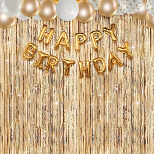 Foil Tinsel Curtains, Birthday Party Decorations <strong>Door</strong> <strong>Streamers</strong> for Halloween,Christmas,Wedding,Graduation,Holiday,Theme Events - Product Image 4