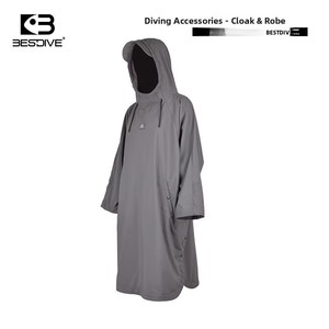 [<span class=keywords><strong>BESTDIVE</strong></span>] Poncho de plongée coupe-vent et chaud pour la natation, le surf, la plongée libre et la plongée sous-marine - Product Image 4