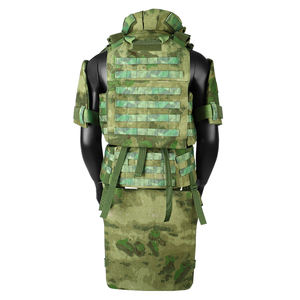 Gilet porte-plaques tactique en nylon découpé au laser à dégagement rapide MOLLE, protection intégrale, le plus vendu pour l'entraînement en extérieur - Product Image 3