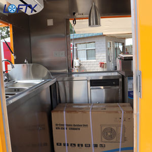 Snack Business Machines Remolque de comida móvil Carro de camión de comida rápida Cocina totalmente equipada - Product Image 3