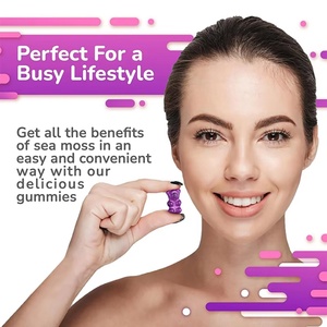 OEM/ODM Organic Elderberry Irish Sea Moss Extract <b>Gummies</b> Support Immune System Detox Sea Moss <b>Gummies</b> - Product Image 5