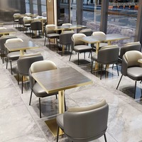 Meubles de restaurant de luxe de haute qualité, chaise, table basse, table de restauration rapide pour hôtel, canapé, banquette de restaurant, sièges de banquette de restaurant
