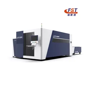 High Power Full Enclosed 3015 6025 6kw 12kw Metal Laser Cutter CNC Fiber Laser Cutting Machine Sheet Metal