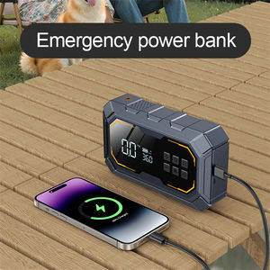 LANGWEI Новое поступление, автомобильные инструменты, портативный накачиватель шин, аварийный блок питания 2000 А, пусковое устройство с воздушным компрессором - Product Image 5