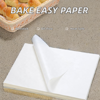 Rouleaux de papier sulfurisé alimentaire antiadhésif double face pour sandwichs, biscuits, pain, sucre, impression numérique
