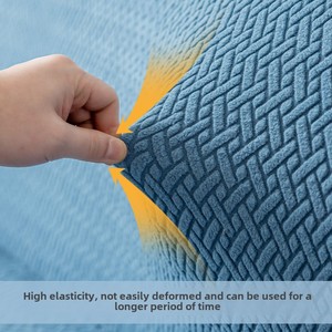 Housse de canapé élastique simple sans bras épaissie couverture complète pour canapé trois places universelle toutes saisons chaîne étoile tout compris - Product Image 4