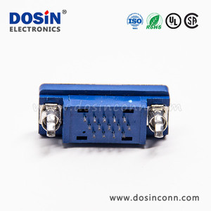 แนวตั้ง <span class=keywords><strong>VGA</strong></span> D Sub 15ขาตัวเชื่อมต่อตัวเมียผ่านรู - Product Image 5