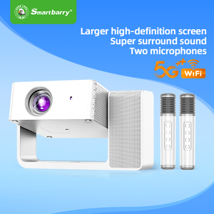 Projecteur Home Cinéma HD HT30 3D avec Double Micro Intégré pour Karaoké, Portable, pour Famille, Téléphone, Wifi, Extérieur, Android, Publicitaire - Product Image 4