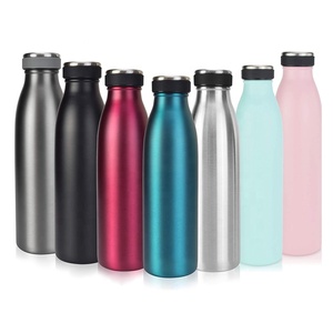 SilverJet Vacuum Insulated Stainless Steel Water <b>Bottle</b> 500Ml Double Wall Keep Cold <b>Warm</b> For Outdoor Hiking Car Office Gift - Product Image 1