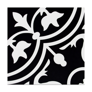 Piastrella Decorativa in Ceramica Dipinta a Mano con Motivo Arabesco Antico 8''x8'' per Pareti e <span class=keywords><strong>Pavimenti</strong></span> - Product Image 2