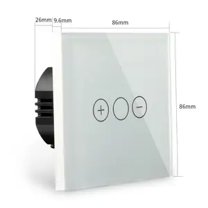 Bingoelec Top Quality Modern Easy Clean Single Live Wire Dimmer Light Touch Switch
