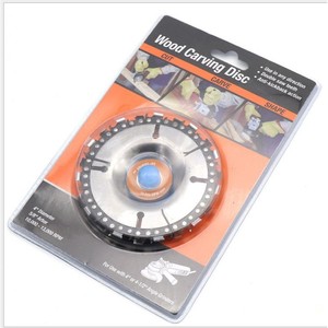 Kraftwerk Wood Carving Disc 4 Inch 22 Tooth For Angle <b>Grinder</b> Cutting Carving Shaping - Product Image 4