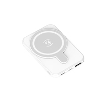 Banque d'alimentation portable ultra mince pour chargeur de batterie magnétique sans fil 5000mAh 15W charge rapide type-c pour iPhone Android
